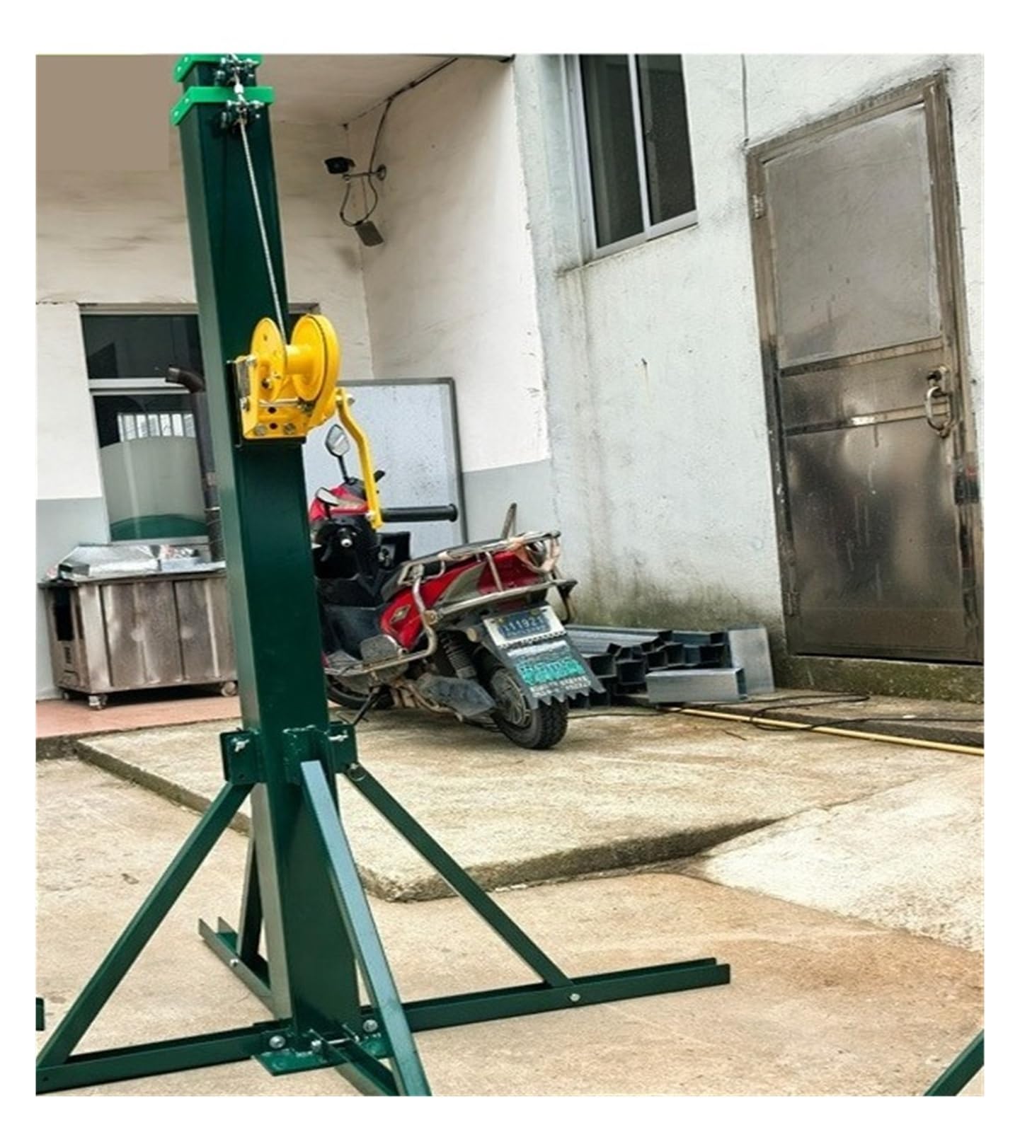 Polo Telescópico Máster De Elevación De Mano | Trípode De Almacenamiento Plegable Torre De Comunicación Cámara De Vigilancia 3 / 5 / 69 Metros(4 meters lifting rod)