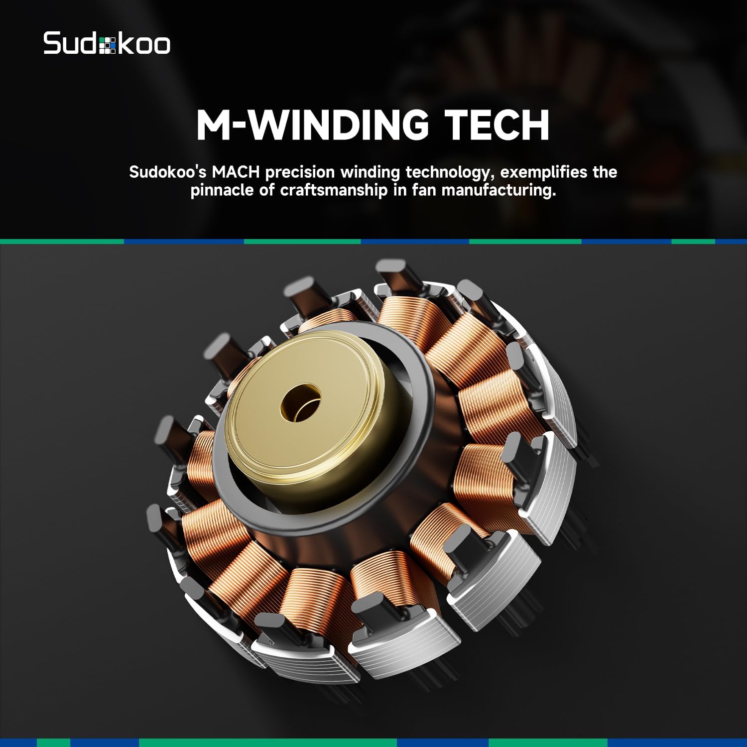 Sudokoo MACH120 3IN1 Wentylator Obudowy, 3X120mm Cichy Wentylator PWM, Grubość 30mm, 500-3000 RPM, LCP+40% Włókna Szklanego, Korekcja Równowagi Dynamicznej, Silnik FOC, 6 Lat Gwarancji, Czarno-Szary