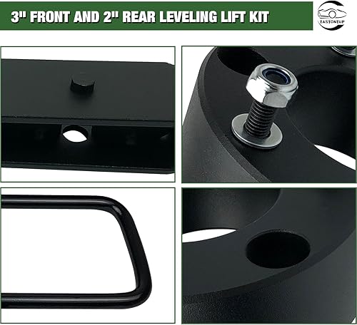 Miniatura 5 de Kit de elevación de nivelación delantera y trasera de 3 pulgadas y 2 pulgadas para Chevy Silverado 2WD 4WDGMC Sierra 1500 2WD 4WD, kit de elevación