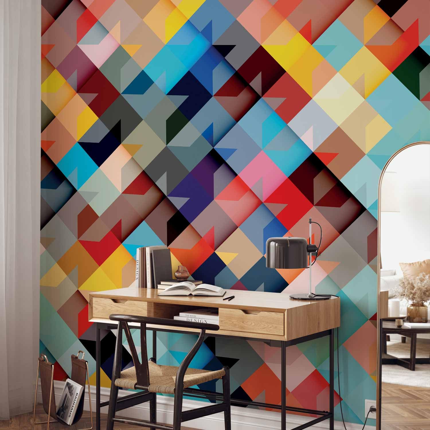 350x256 cm Papel pintado tejido no tejido Decoración