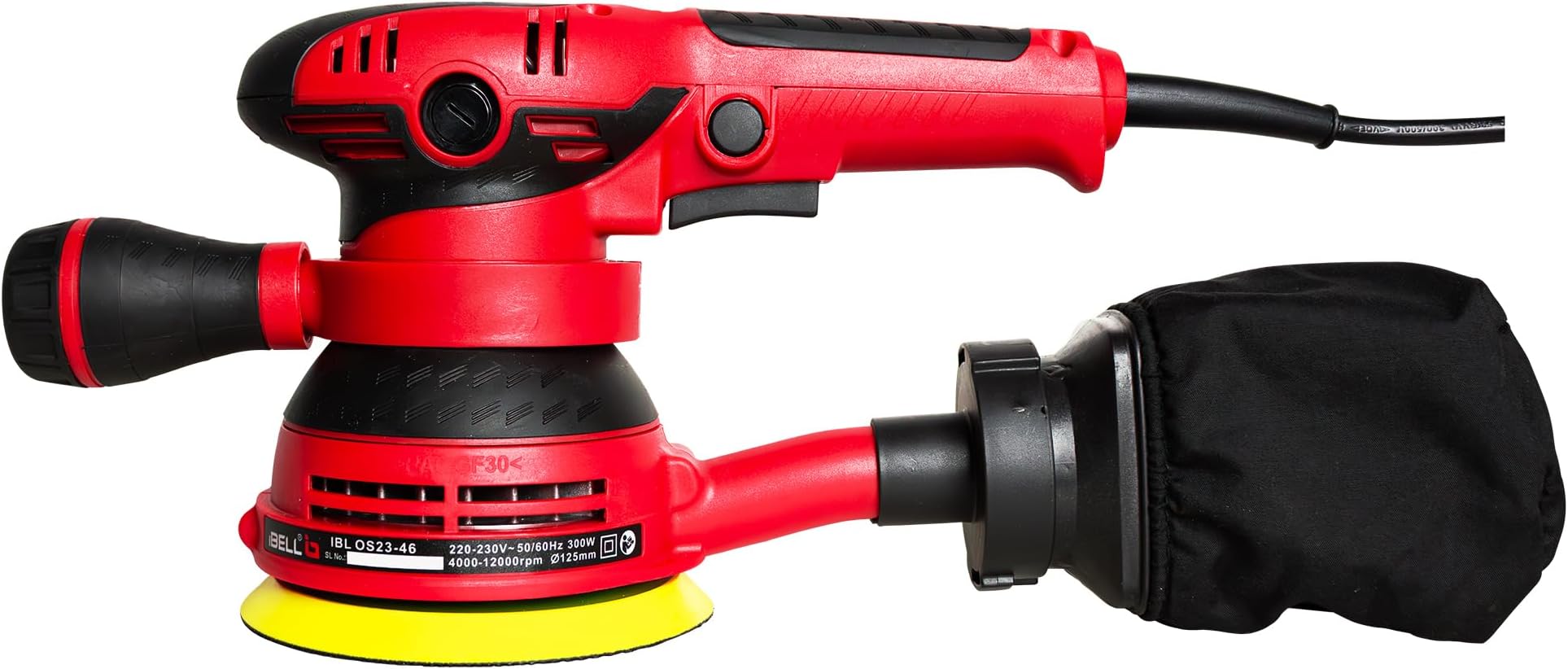iBELL Orbital Sander OS23-46,Watt 300,125mm,12000RPM - 6 Months Warranty