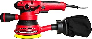 IBELL Random Orbital Sander OS23-46, 300W, Copper Armature, Disc dia 125mm, 12000RPM with Variable Speed Control and Dust Collection - Corded Electric