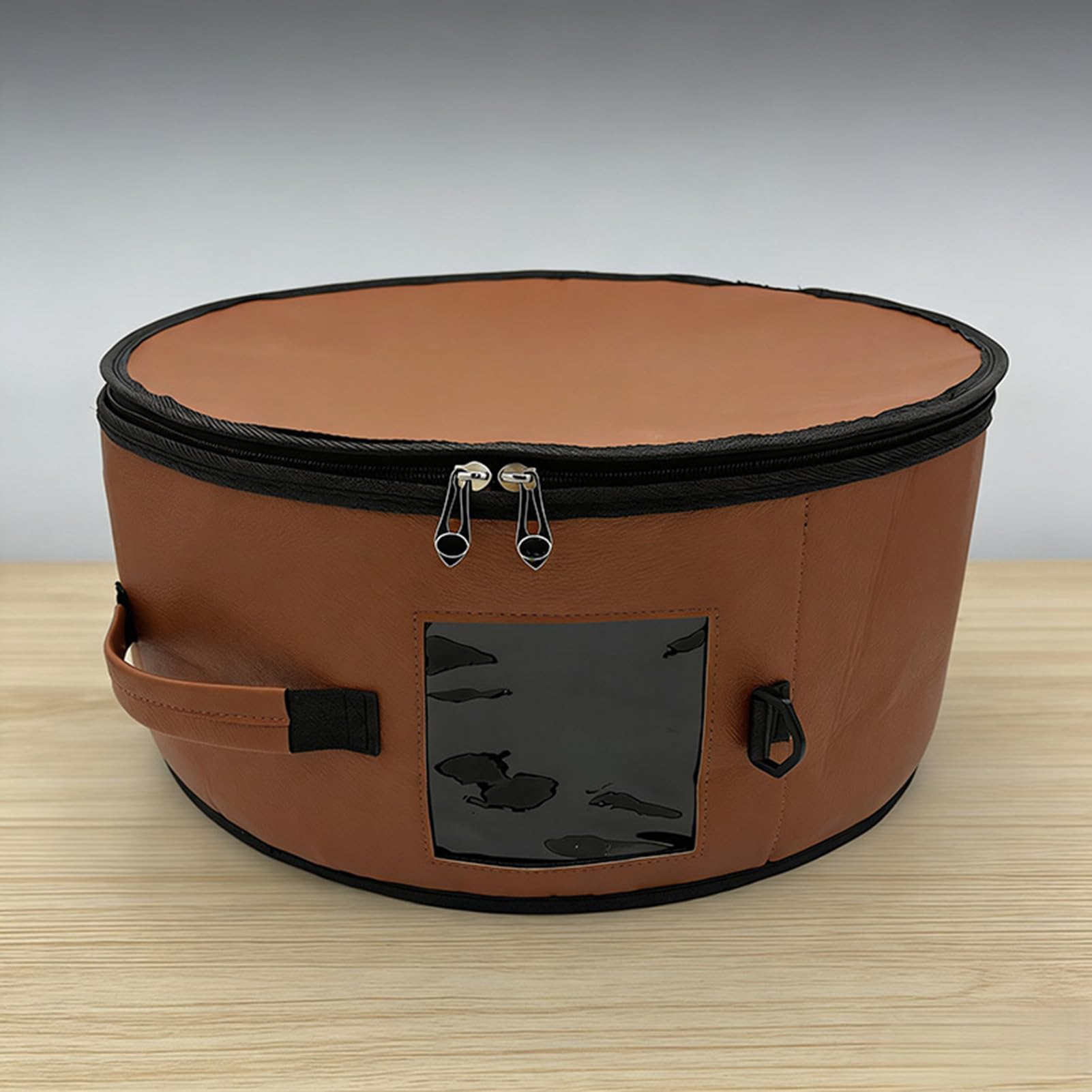 Hut Aufbewahrungsboxen Große Runde Kappen Organizer Tragetasche | Mit Klarem Fenster Design Große Runde Hut Box Für Reise Zuhause Kleiderschrank Schulwohnheim Unter Dem Bett