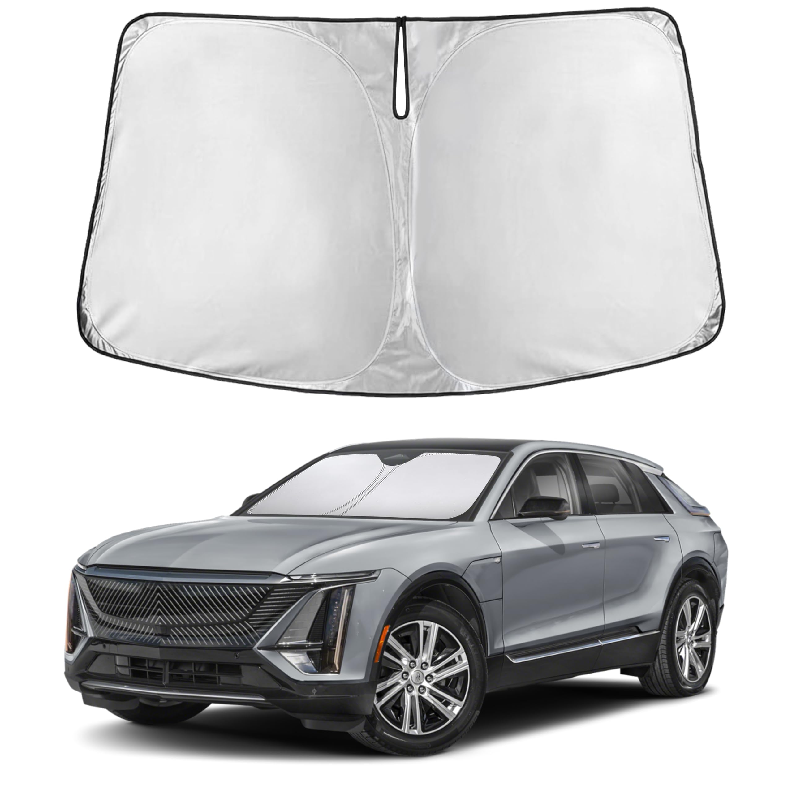 EcoNour Windshield Sunshade Compatible for Cadillac Lyriq 2023-2025 2026