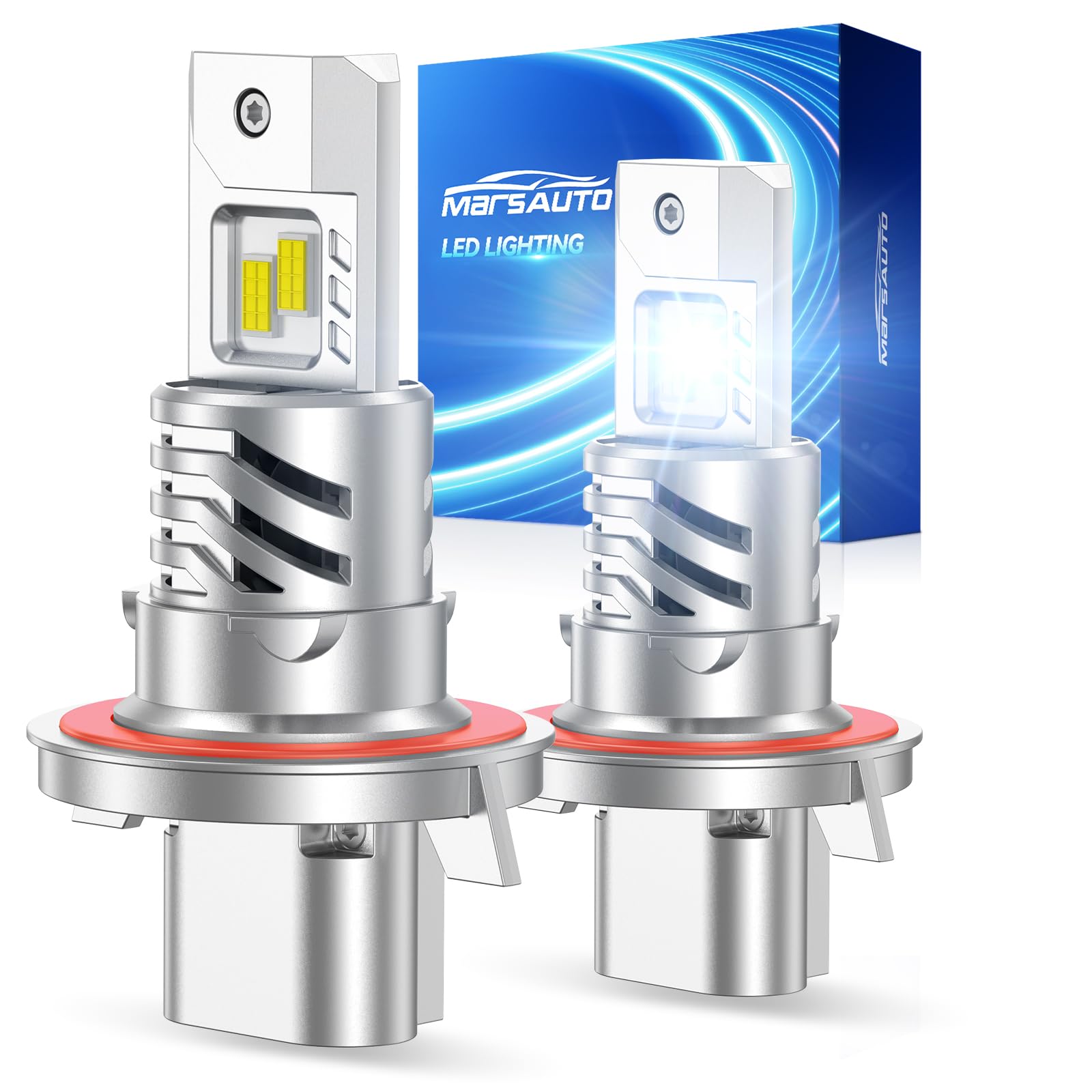 Marsauto H13 Fog Light Bulbs, 3 Mins Plug N Play, Pack of 2