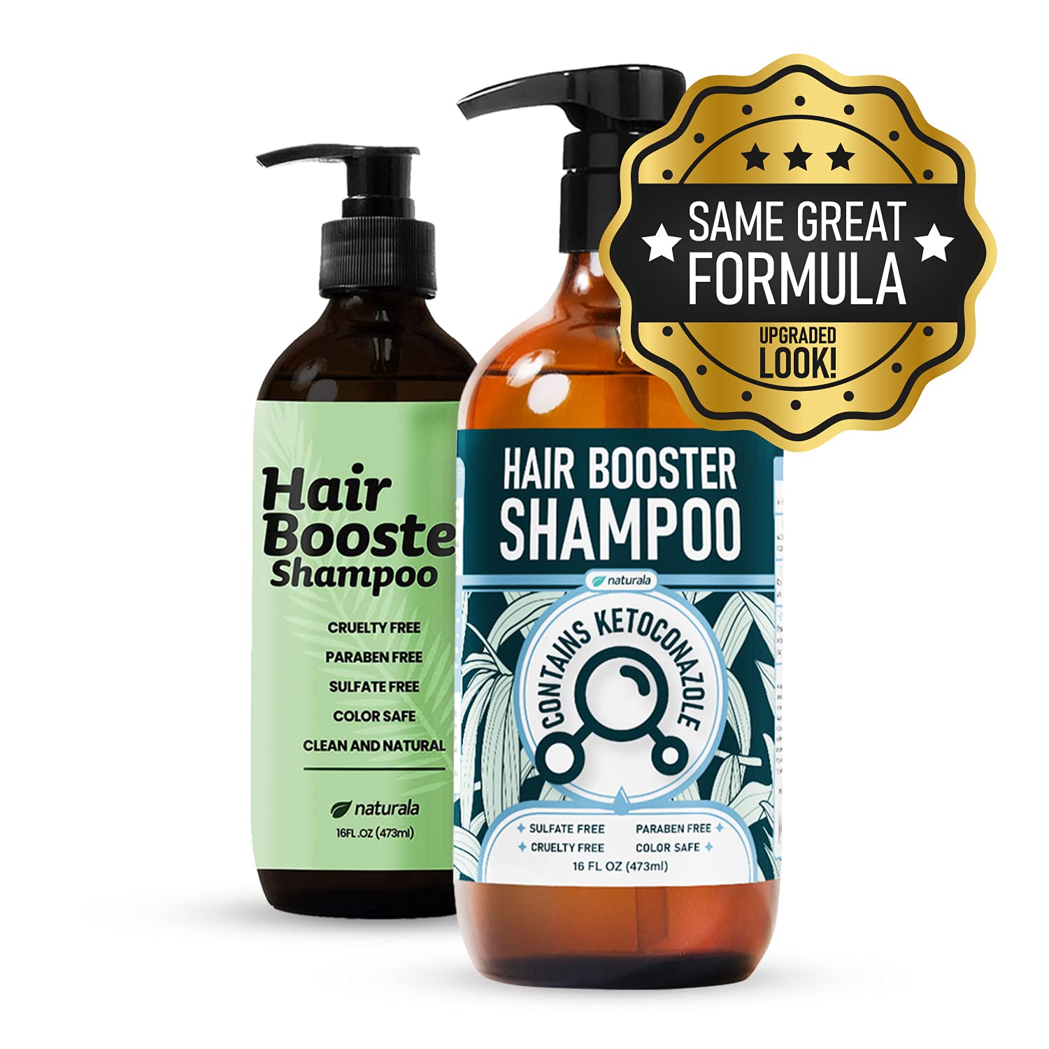 Naturala Hair Booster Biotin Shampoo for Hair Growth AllNatural