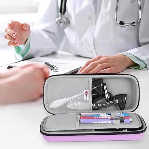 Miniatura 7 de Funda de transporte Opoway para estetoscopio, estuche de viaje para estetoscopio para 3M Littmann Classic III, diagnóstico de cardiología IV,