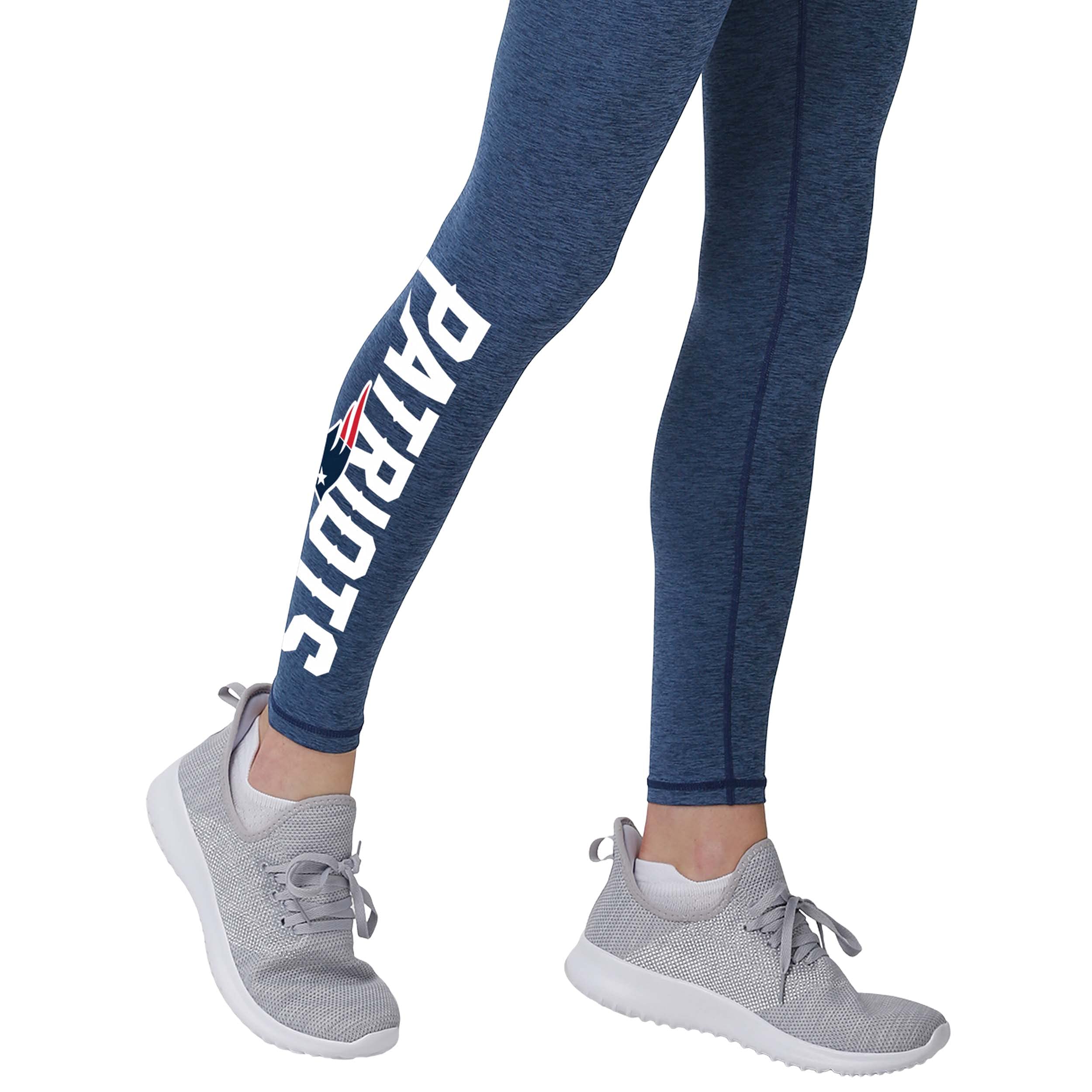 FOCO New England Patriots NFL Womens Team Color Static Leggings - L