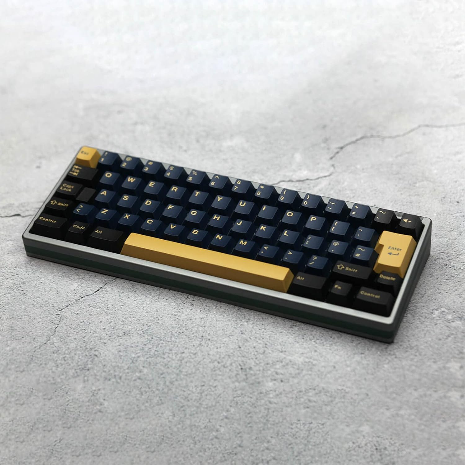 Hyekit Keycaps 171 Keys Blue Samurai Custom Keycaps Doubleshot ABS Keycap Set Cherry Profile for Cherry Gateron MX Switches Mechanical Keyboard US and UK Layouts(2.25u, 2.75u, 3u, 6.25u, 7u Spaceba)