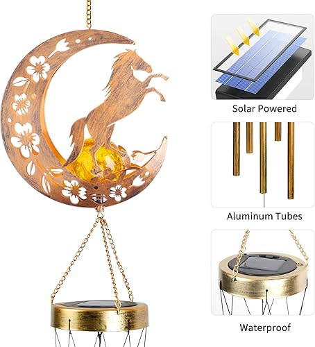 Vista 77 de Campanillas de viento de mariposa de latón, campanillas de viento de condolencias para exteriores, regalos para mamá, decoración de campanillas