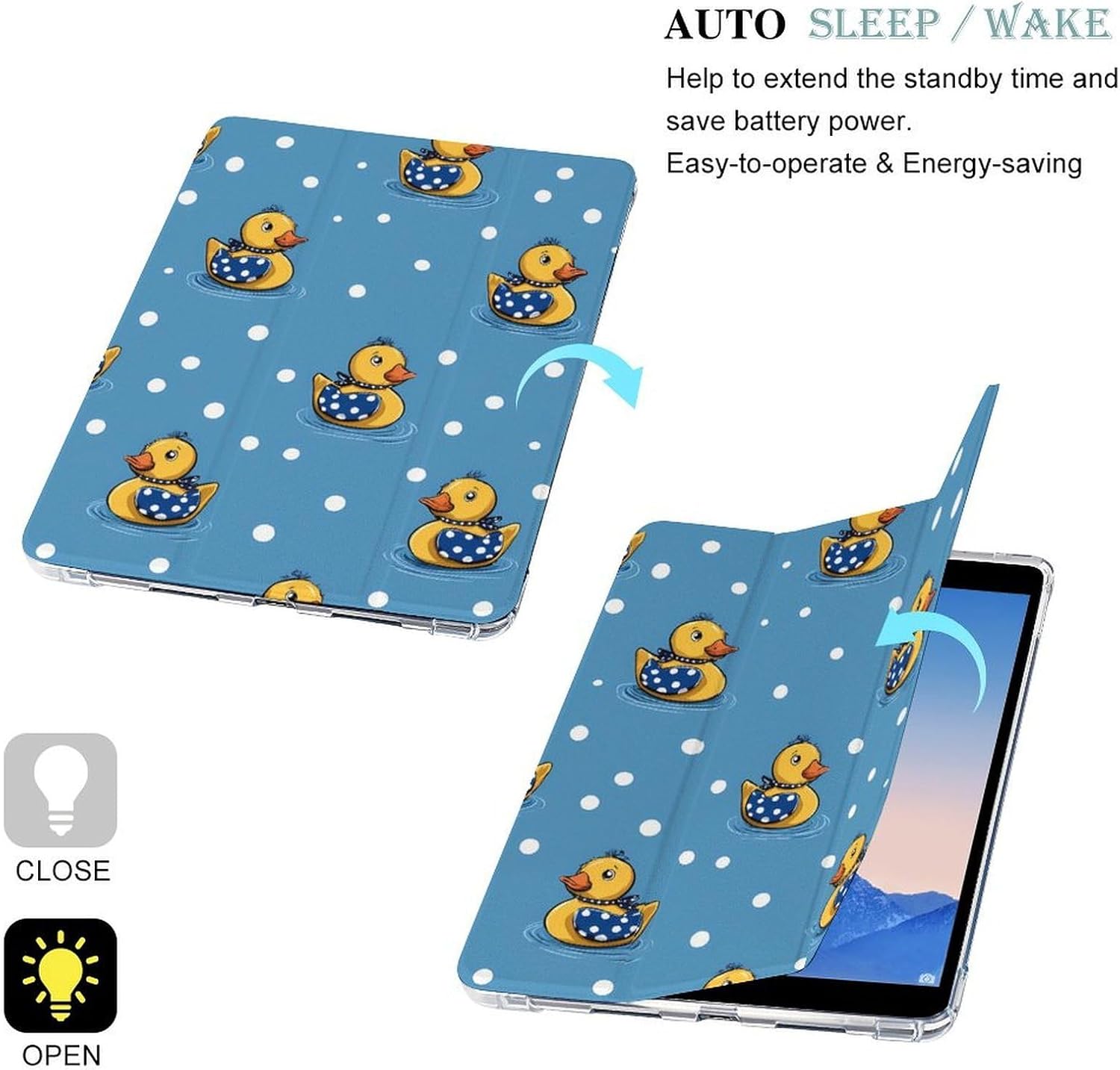 Rubber Ducky Slim Tablet Case Compatible with IPAD Pro/Air3 image 3