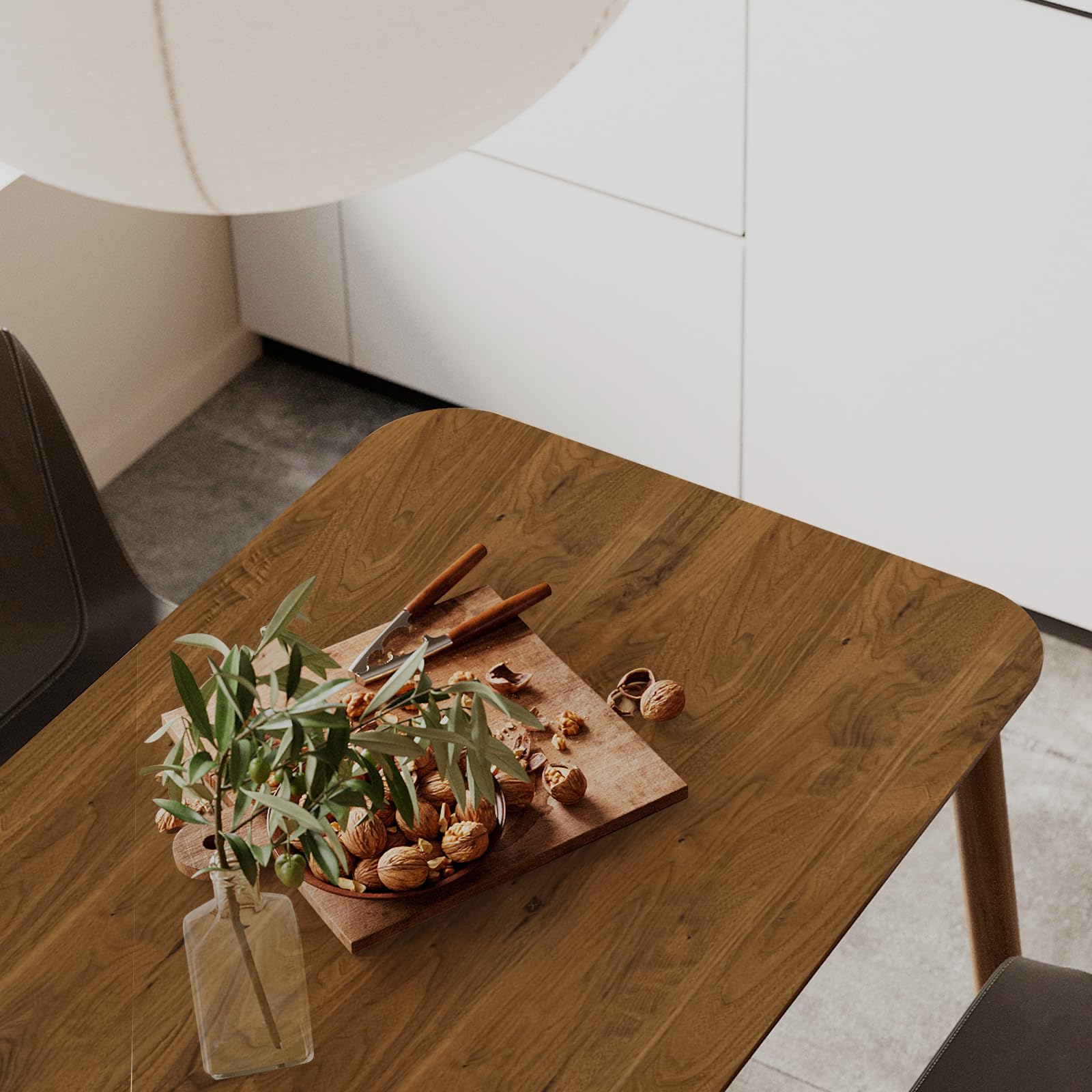 Abyssaly Carta Adesiva Per Mobili - Pellicola PVC Vintage Marrone, 30x200 Cm - Foto 4