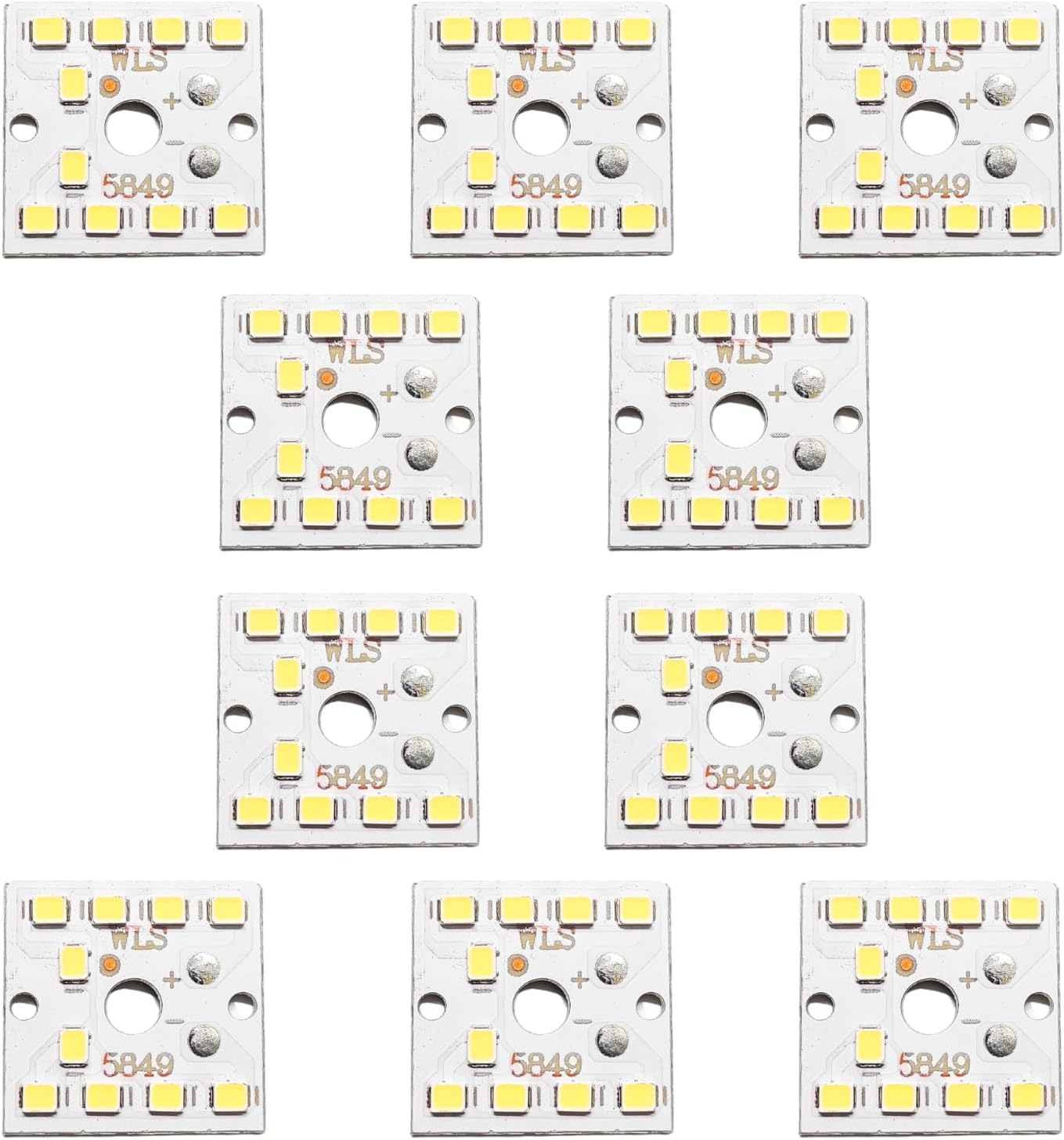 9W Mcpcb Led Bulb Raw Material White Color High Brightness 25Pcs, B22