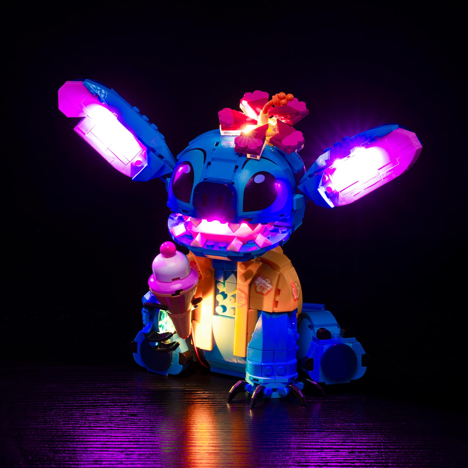 Upgraded Led Light Kit Compatible with Lego 43249 Stitch Toy Building Set, Lights Decoration Compatible with Lego 43249, Gift Idea for Girls, Boys (Model Not Included)