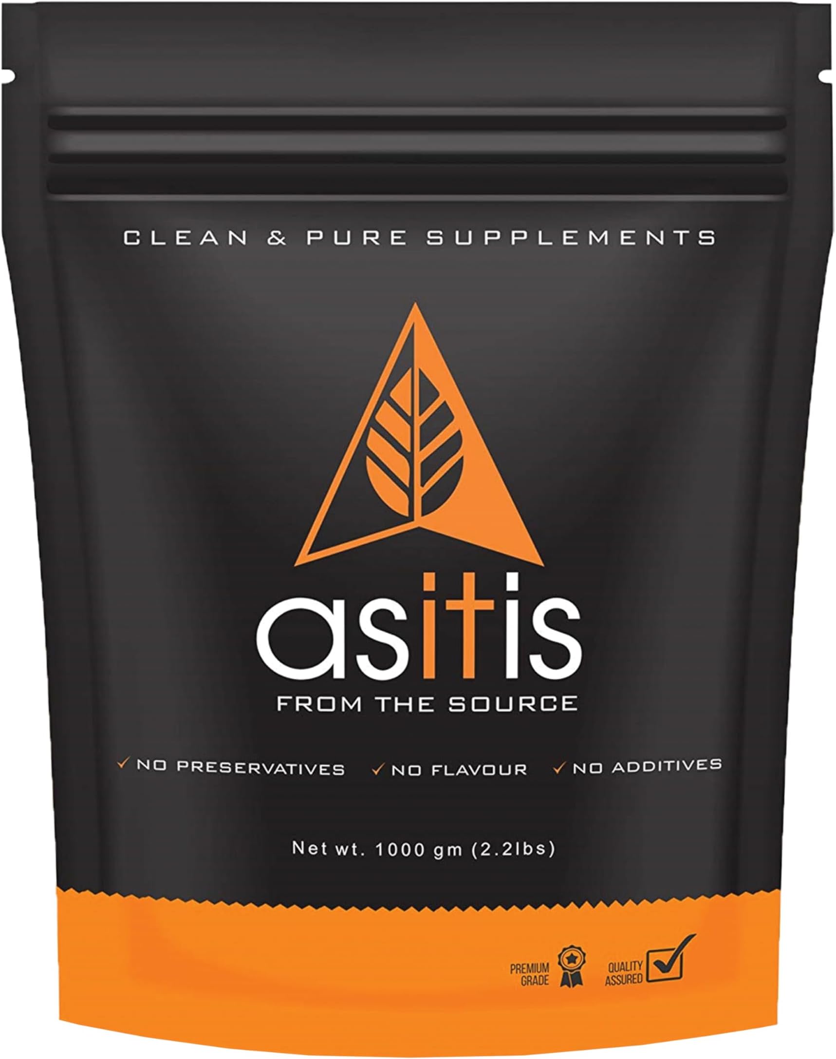 AS-IT-IS Nutrition Brown Rice Protein 80% | Designed as Meal supplement | Vegan Plant Protein | Lab d | Unflavoured (1000gm)