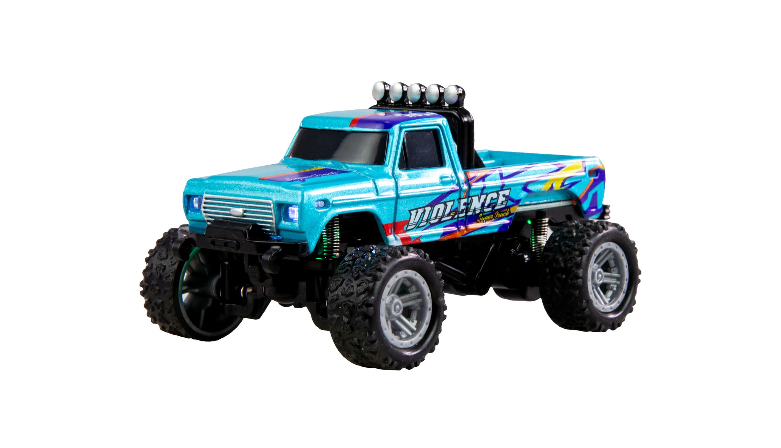 Amewi RC Monster Truck Die Cast 1:64 RTR Blue Remote Control in
