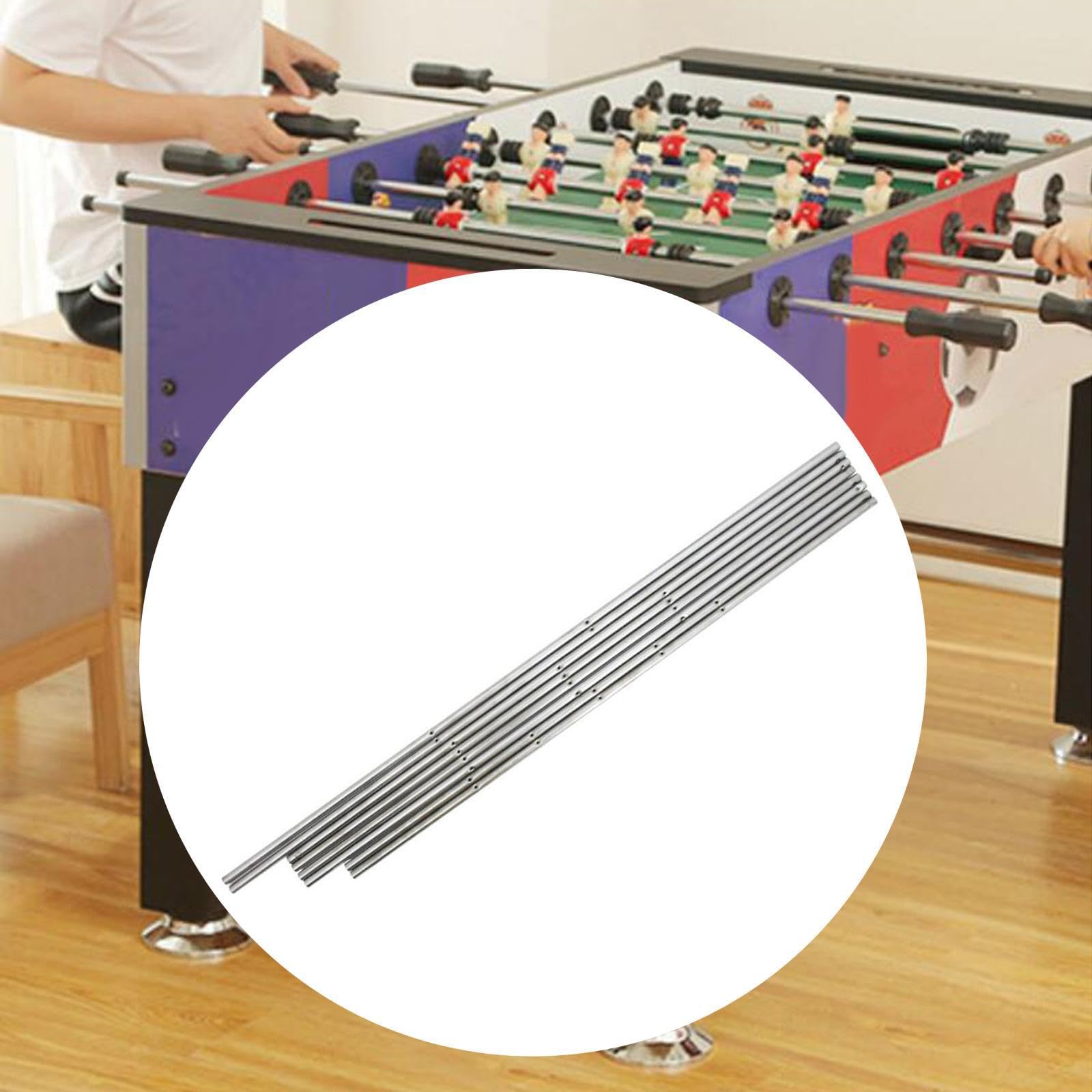 Aste da calcio balilla, aste da calcio balilla, pezzi di ricambio per macchine da, accessori e serate di gioco in famiglia, pali da tavolo leggeri, decorazioni per mini