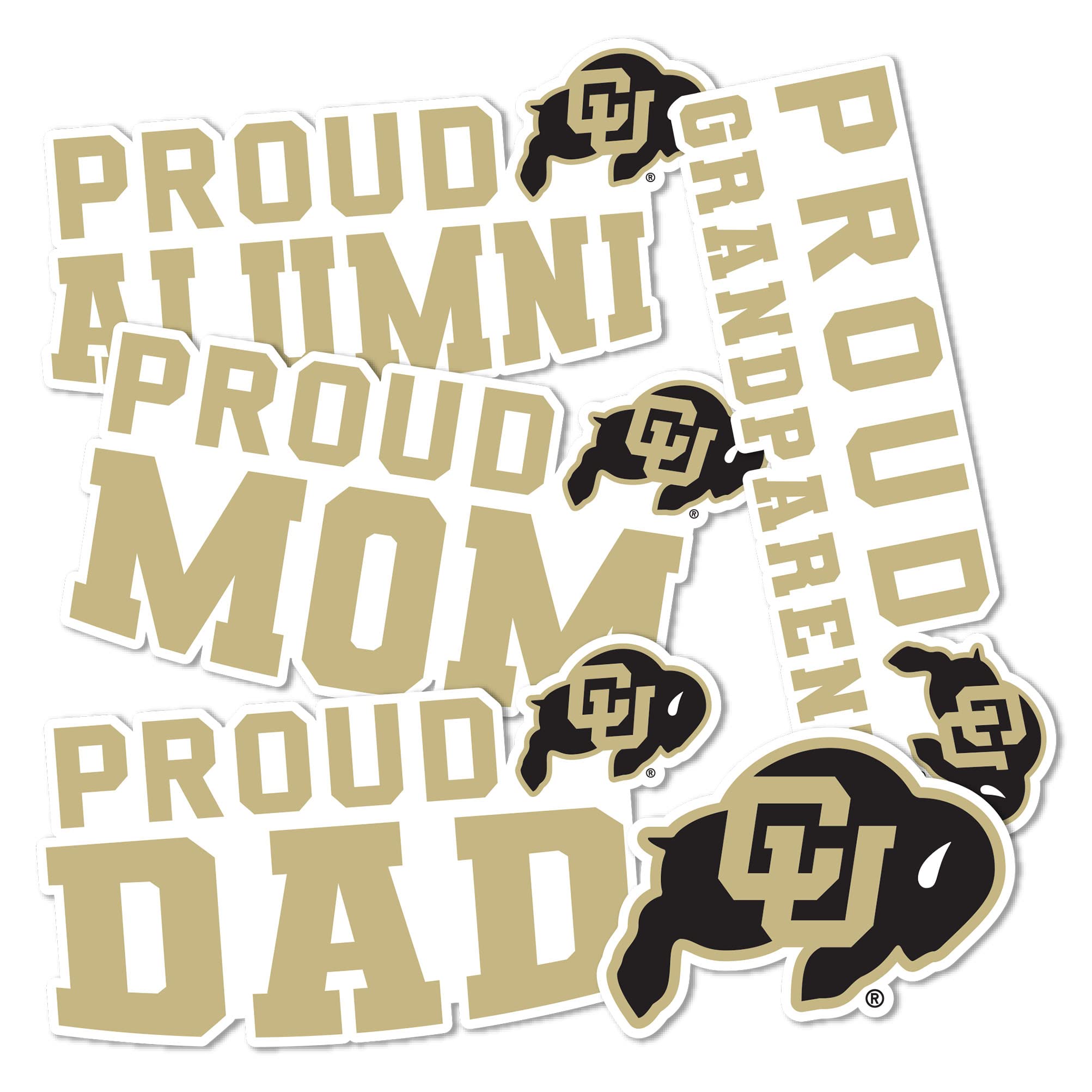 Desert Cactus University of Colorado Sticker Vinyl Decal Laptop Water Bottle Car Scrapbook (Family Full Sheet)