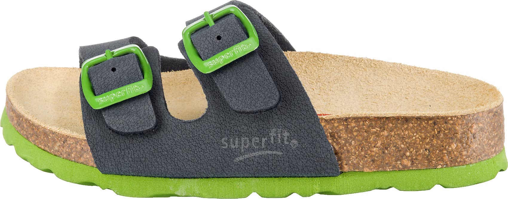 superfit Girls' Fussbettpantoffel Sandals, Blue Green 8200, 12 AU