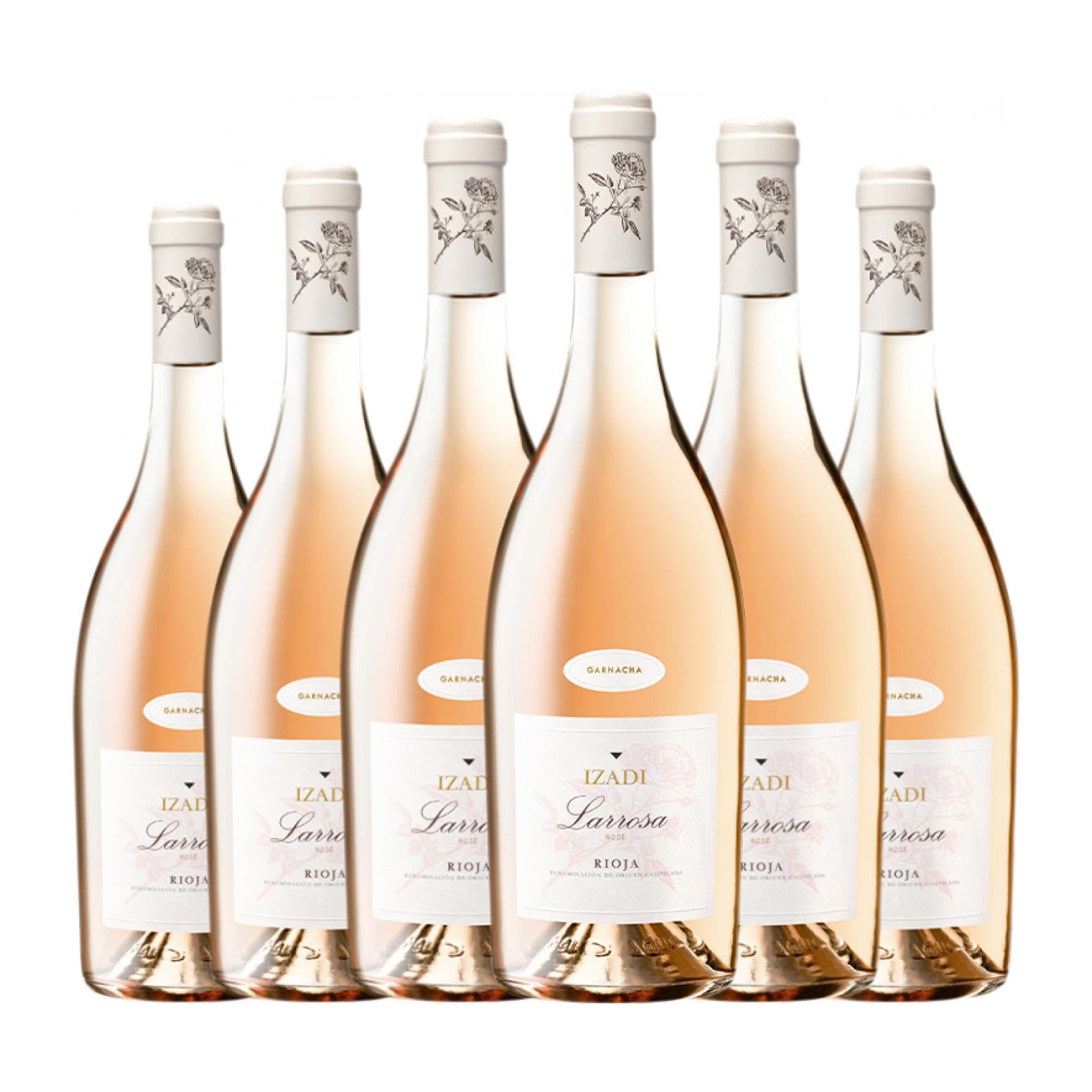 Izadi Larrosa Garnacha Rioja 75 cl Vino rosado (Caja de 6 Botellas de 75 cl)