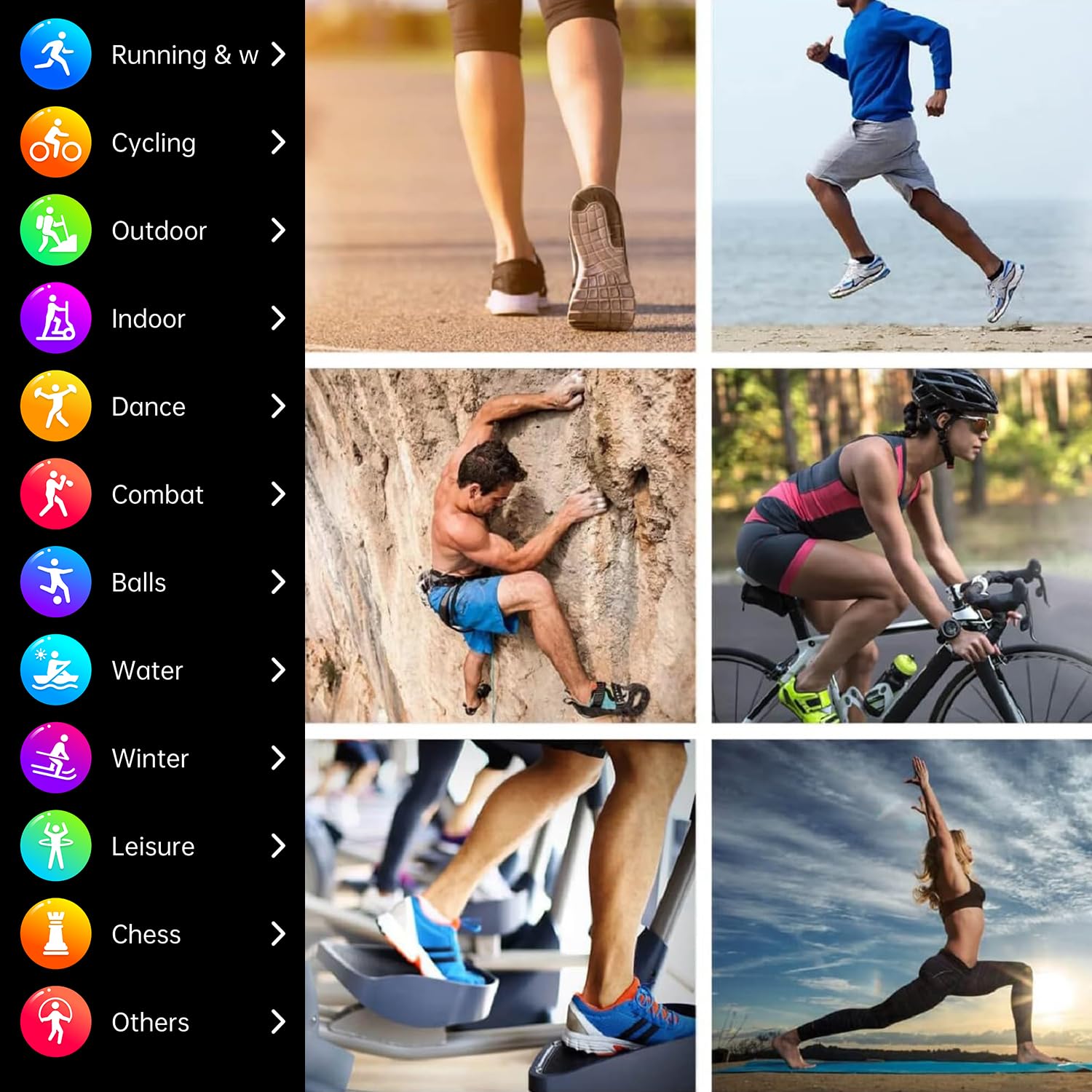 Life Watch Smart Heart Rate Blood Oxygen Body Temperature Sleep Monitor Fitness Steps Tracker Wireless Voice Call iOS & Android Compatibile IP67 Impermeabile 6 Modalità Sport Fitness & Flash Light-