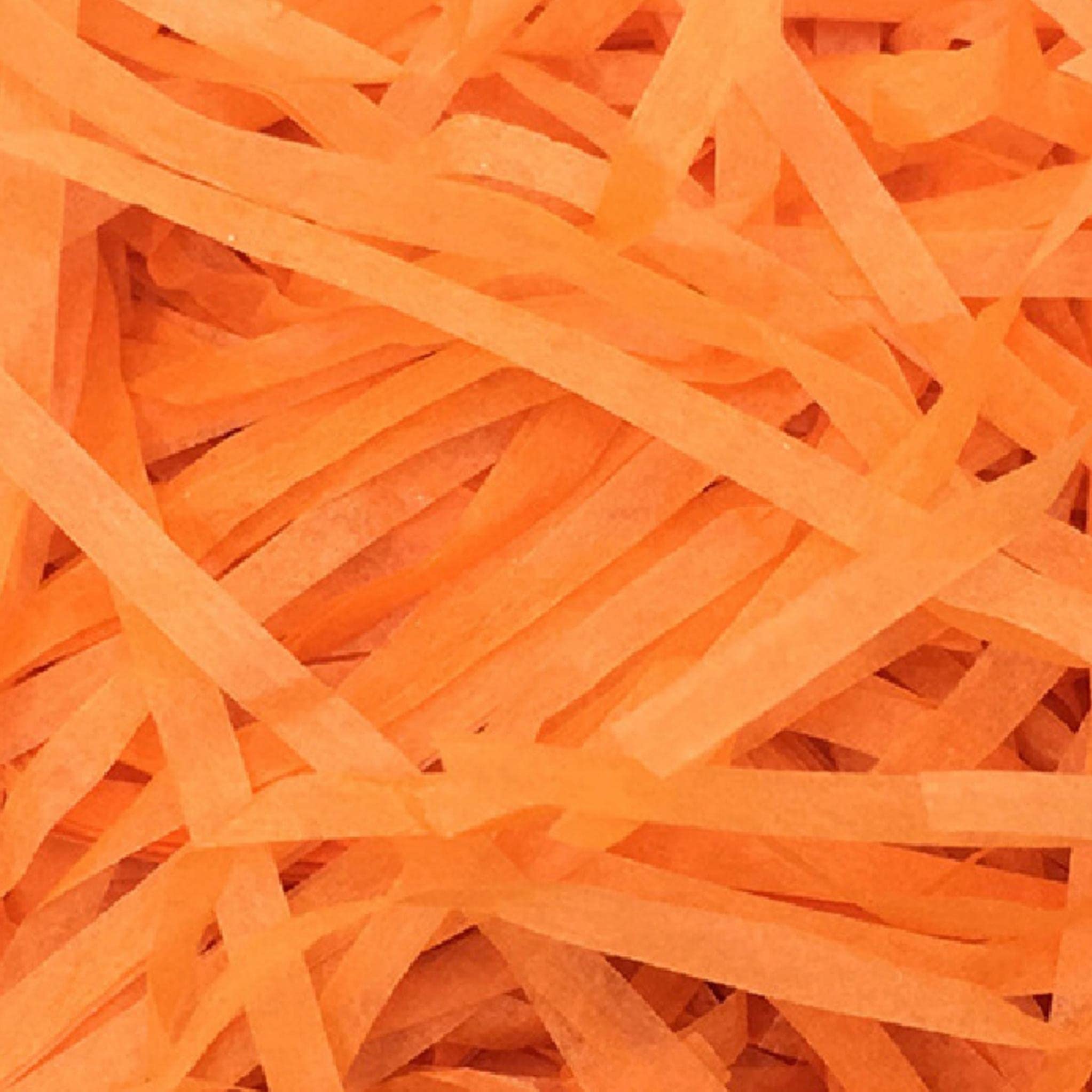 Party with Emma Crinkle Cut Paper Shred Filler 100 grams for Gift Wrapping Basket Filling Kraft Cut Paper Shred Filler for Gift Wrapping & Basket Filling Birthday Gift (Orange)