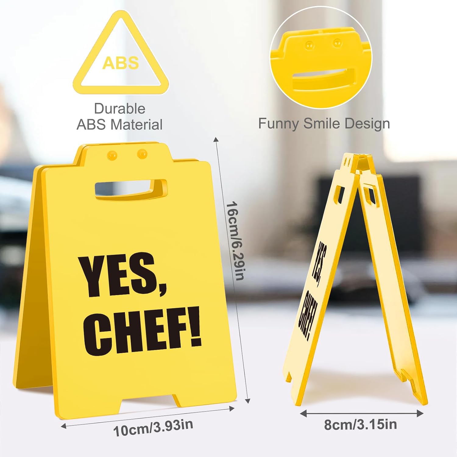Funny Desk Sign–Gag Gift for Coworkers, Boss, Manager | Fun Desk Accessories, Humorous Office Decor for Work Spaces, Home Offices, and Cubicles image 3