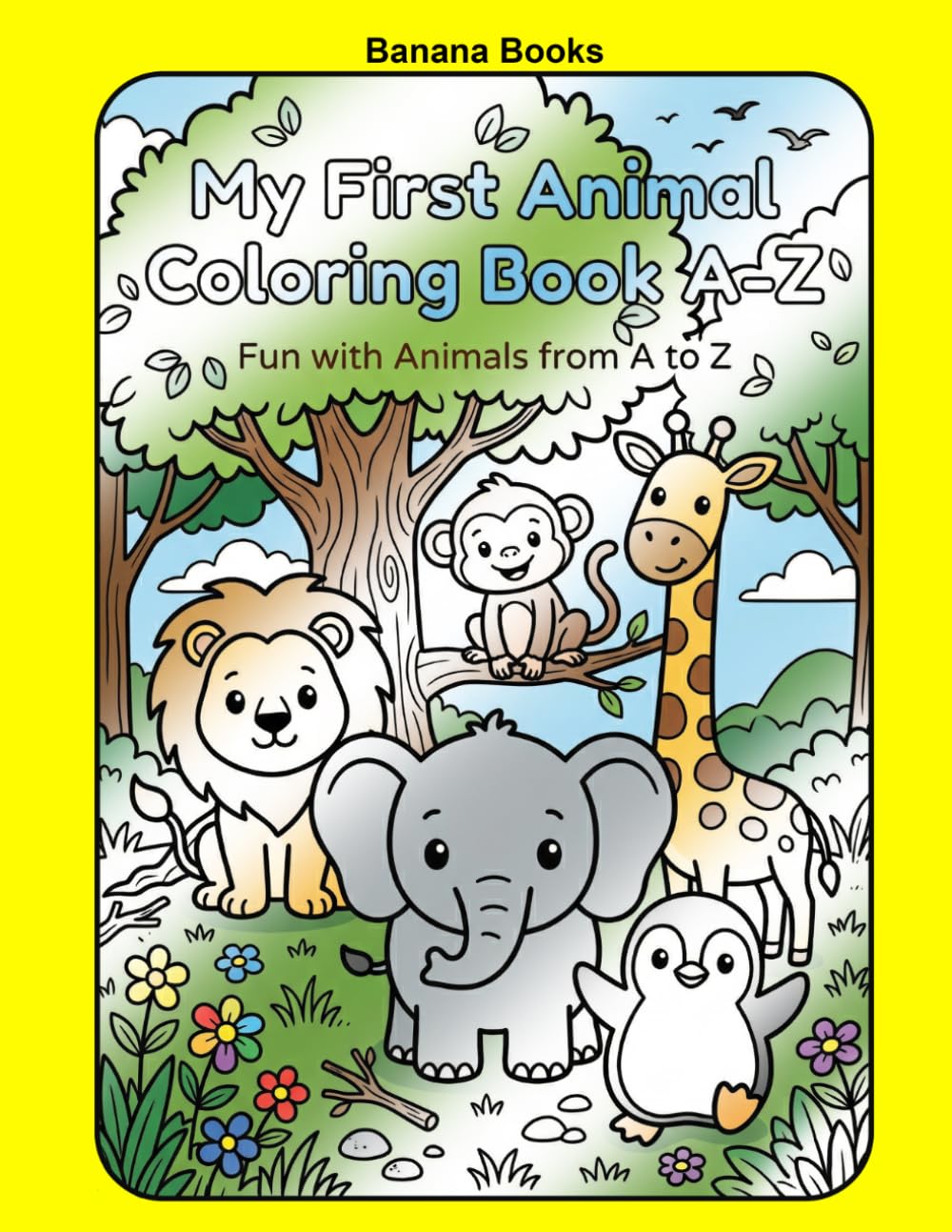My First Animal Coloring Book A–Z