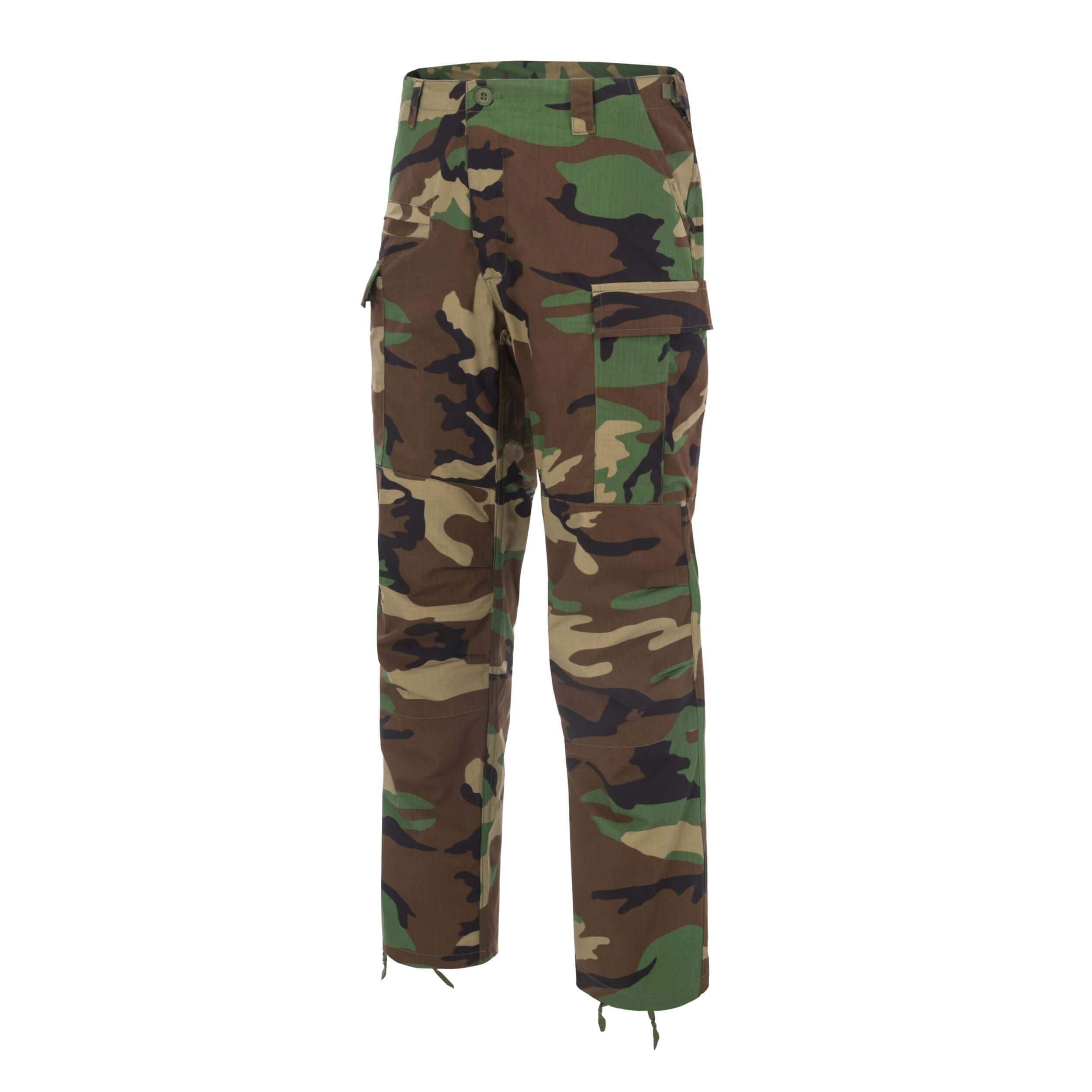 Helikon-Tex Men's Us Woodland Bdu Mk2 Trousers Size Xxl Reg (Eu) / W38 / L32 (Us)