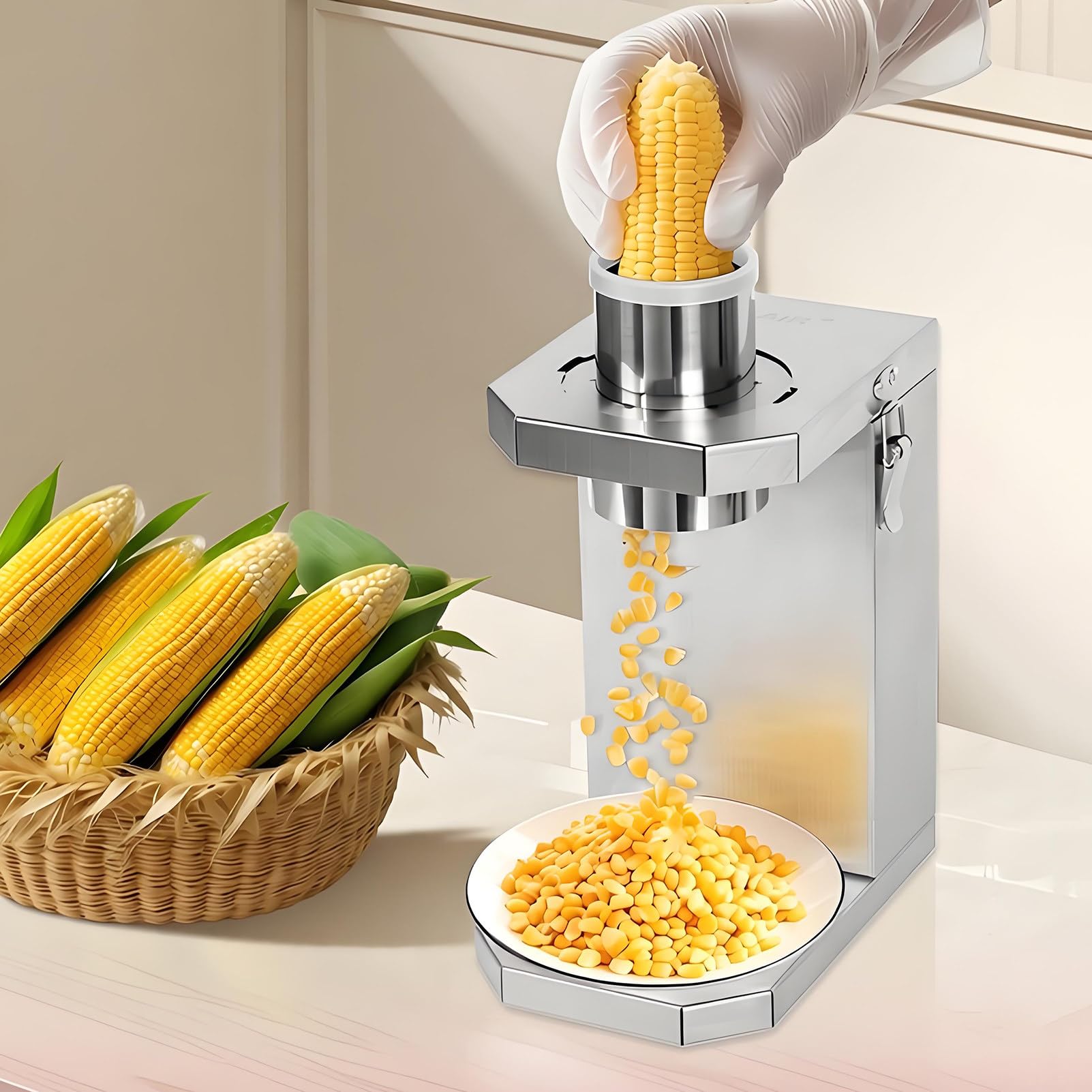 Sgranatrice di Mais Elettrica Professionale per Mais Fresco e Cotto