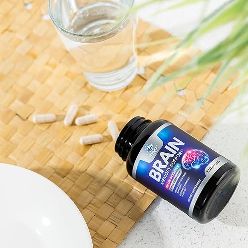 Miniatura 9 de Suplemento cerebral para la memoria, el enfoque, la concentración y el apoyo de claridad para hombres y mujeres, 40 potenciadores nootrópicos de la