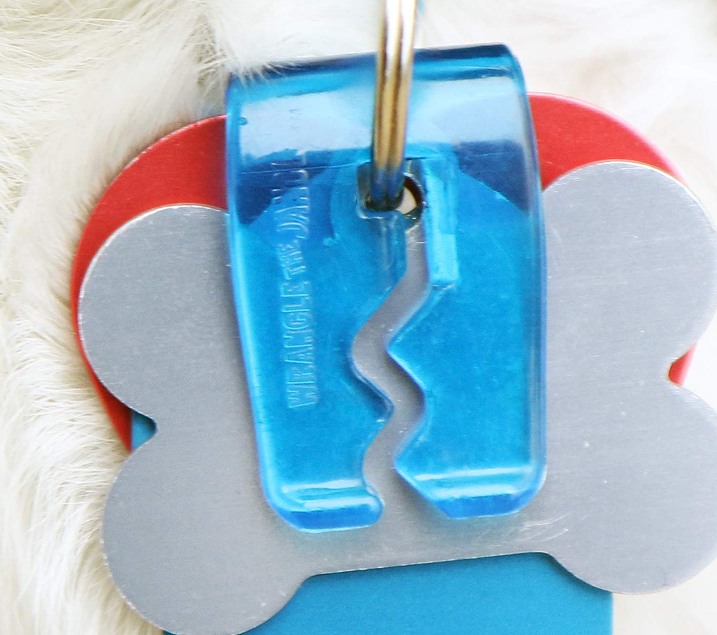 Dog Tag 薔薇 透かし Silicone Pet ID Tag | Heart Shaped Dog Tag – GoTags