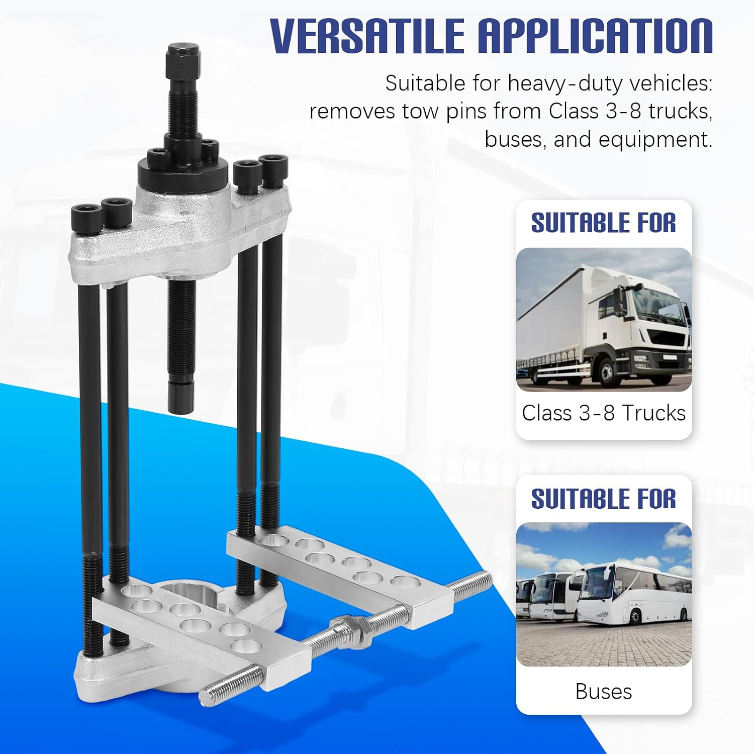 Heavy Duty Semi Trucks Accessories for Semi Trucks Tiger Tool King Pin Press Works on Class 3-8 Transportation Equipment 90150