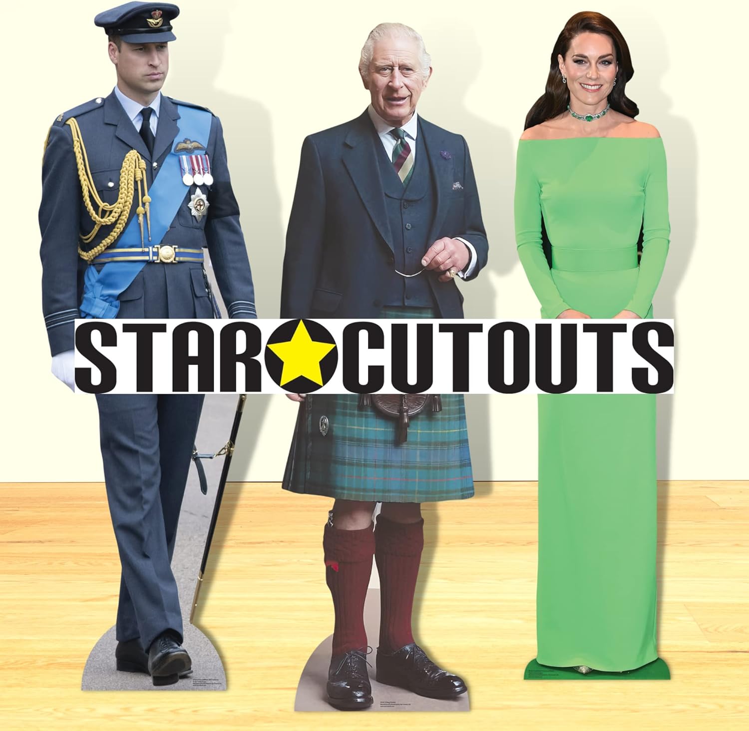 Star Cutouts SC4214 Catherine Princess of Wales Kate Middleton Lifesize Cardboard Cutout with Mini