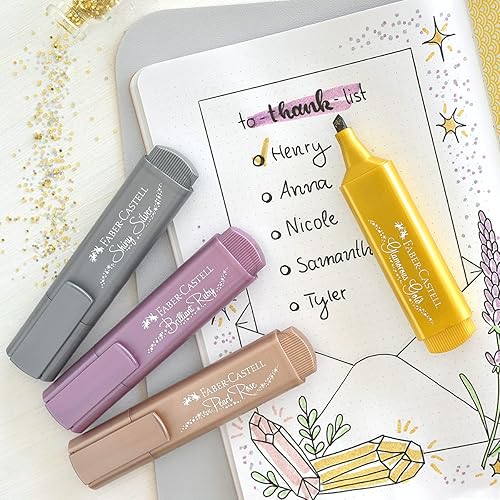 Miniatura 6 de Faber-Castell 154691 Kit Resaltador Metálico, Textmarker, Textliner 1546