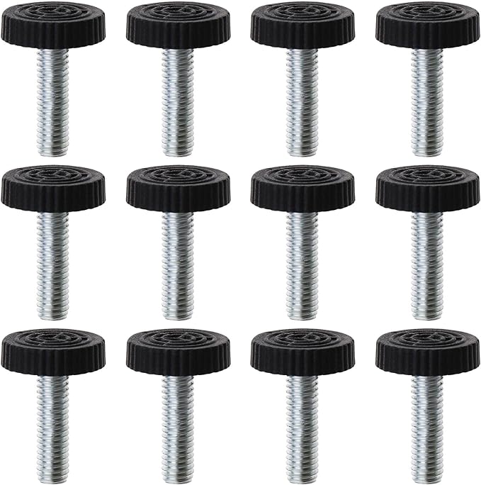 16 Piedini Livellatori M6 Trasparenti - Regolabili Per Mobili, Con Dadi A T - Foto 3