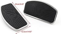 Vista 2 de Areyourshop Estribos delanteros y traseros de motocicleta para Honda Shadow Aero 750 VT750 (solo para modelos con orificio de pasador de 0.236 in)
