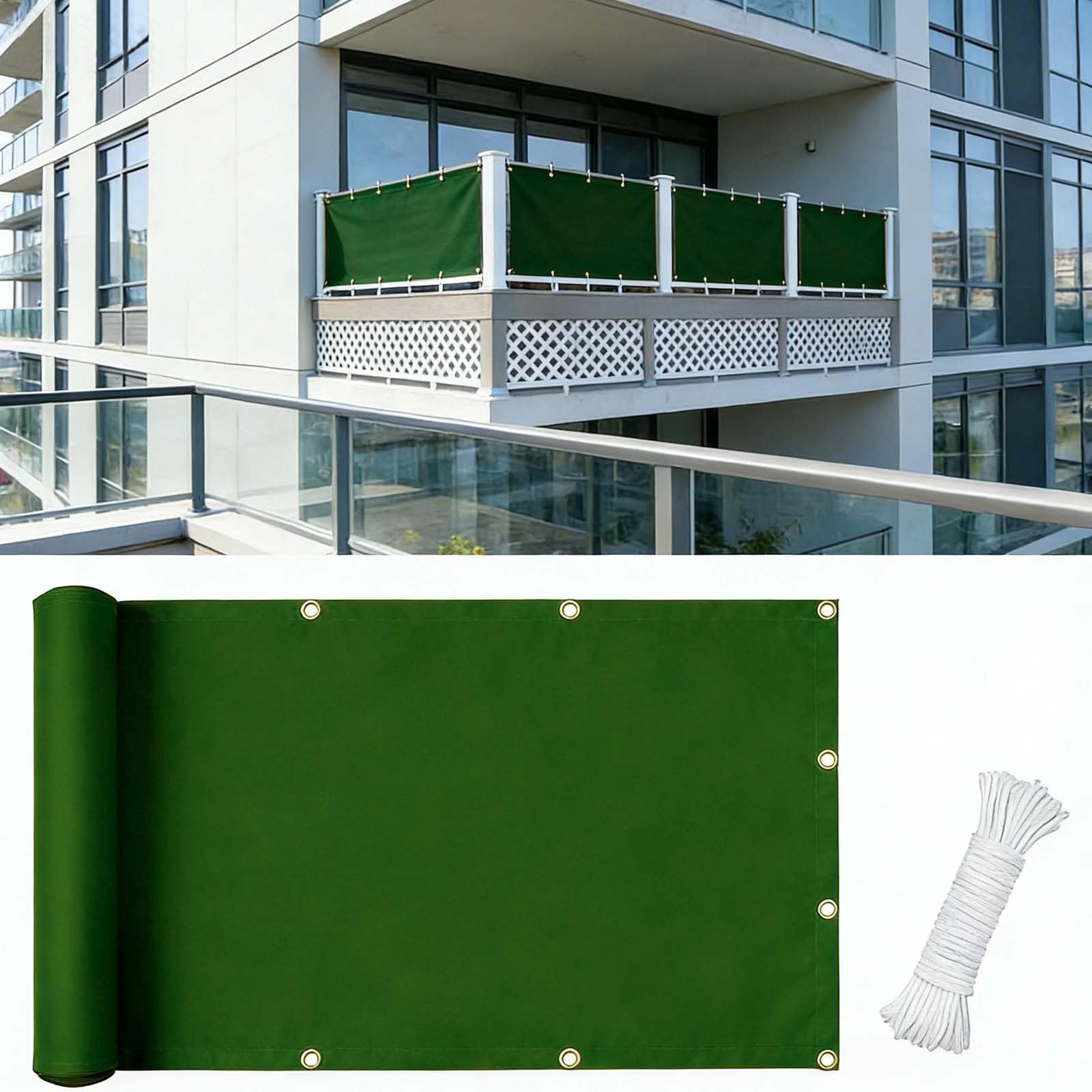 Zadaszenie Markizy Z Filtrem Przeciwsłonecznym 220 x 600 cm Kwadratowy, Hydrofobowy, Ochrona UV Altana, Pawilon, Zadaszenie, Namiot Na Trawniki, Baseny, Imprezy, Ciemnozielony