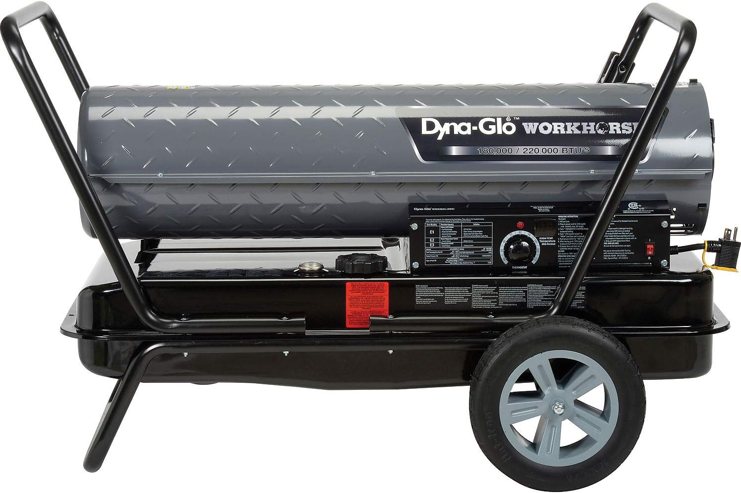 Dyna-Glo Workhorse KFA220WH, 180K or 220K BTU Kerosene Forced Air Heater