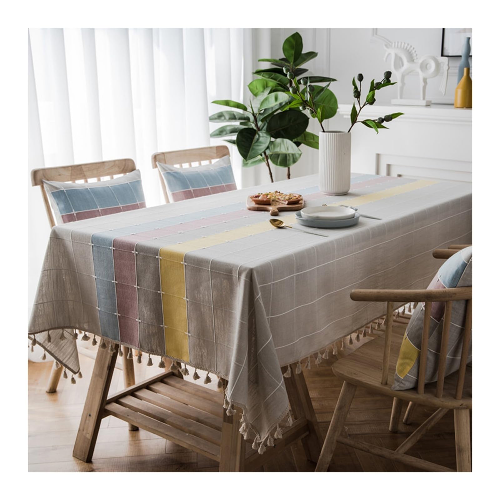 Nappe imperméable lavable 120x120 pour protéger la table KnSam