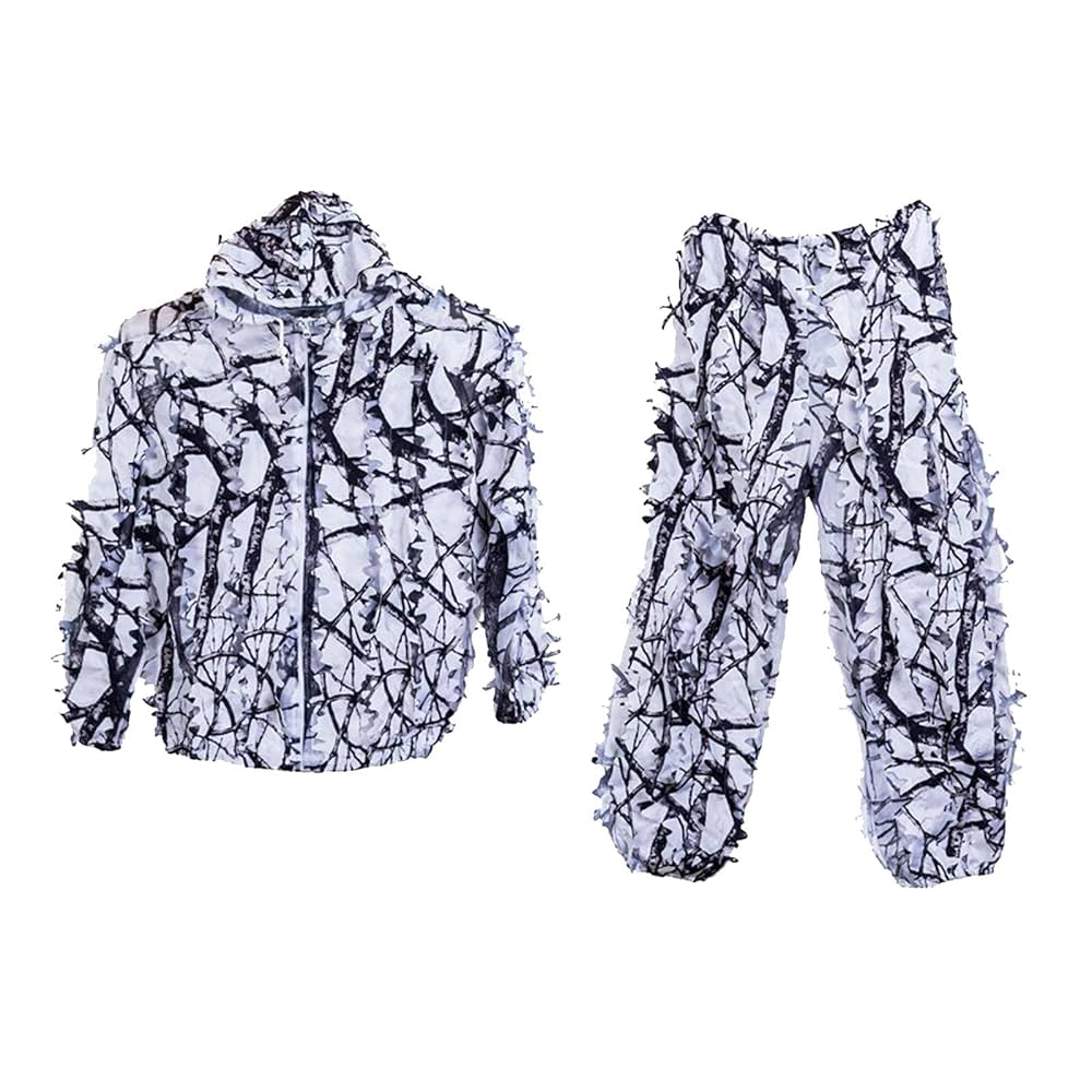 Amazon.co.jp: Generic 3Dギリースーツ軽量迷彩服に雪