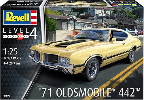 Miniatura 2 de Revell 07695 '71 Oldsmobile® 442™ 1:25 Scale Kit de modelo de plástico sin construir/sin pintar