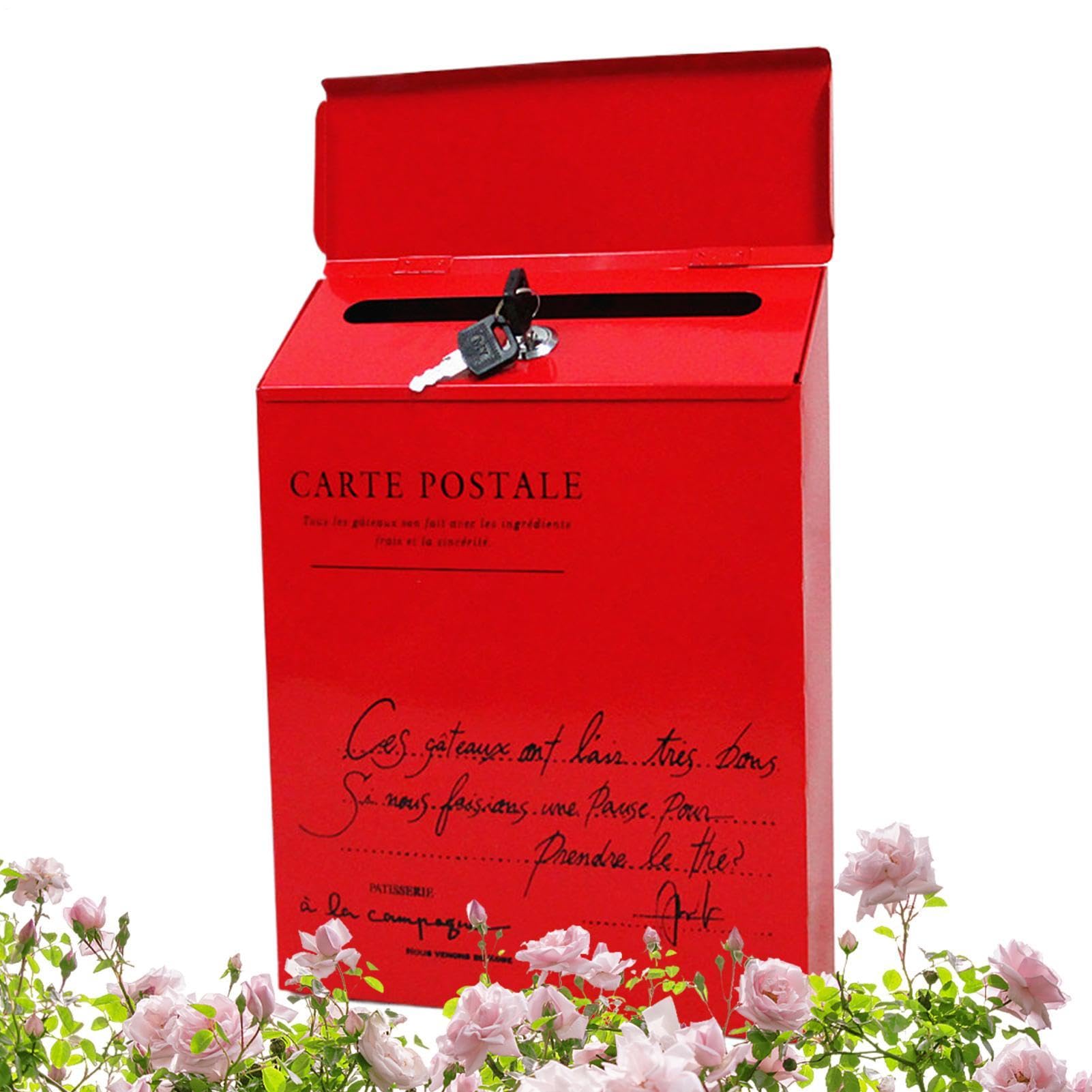 Boîte aux lettres murale sécurisée pour stopper les vols et les courriers mouillés dehors