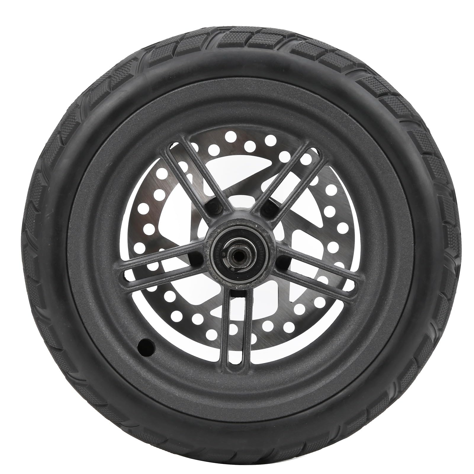 Akozon Roues de scooter électrique, roue arrière de 8,5 pouces pour Pro+pneus+frein à disque 120 mm Kit de remplacement Roue arrière de scooter électrique Anti-explosion +