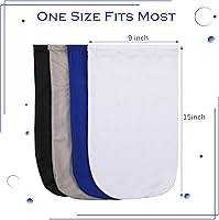 Vista 2 de 4 piezas unisex para rastas de cabello largo, para dormir, accesorios para el cabello, para hombres y mujeres