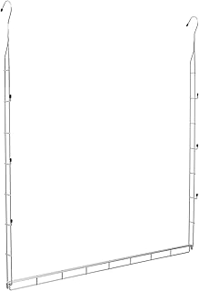 Organize It All Durable Chrome Closet Doubler (1346W)