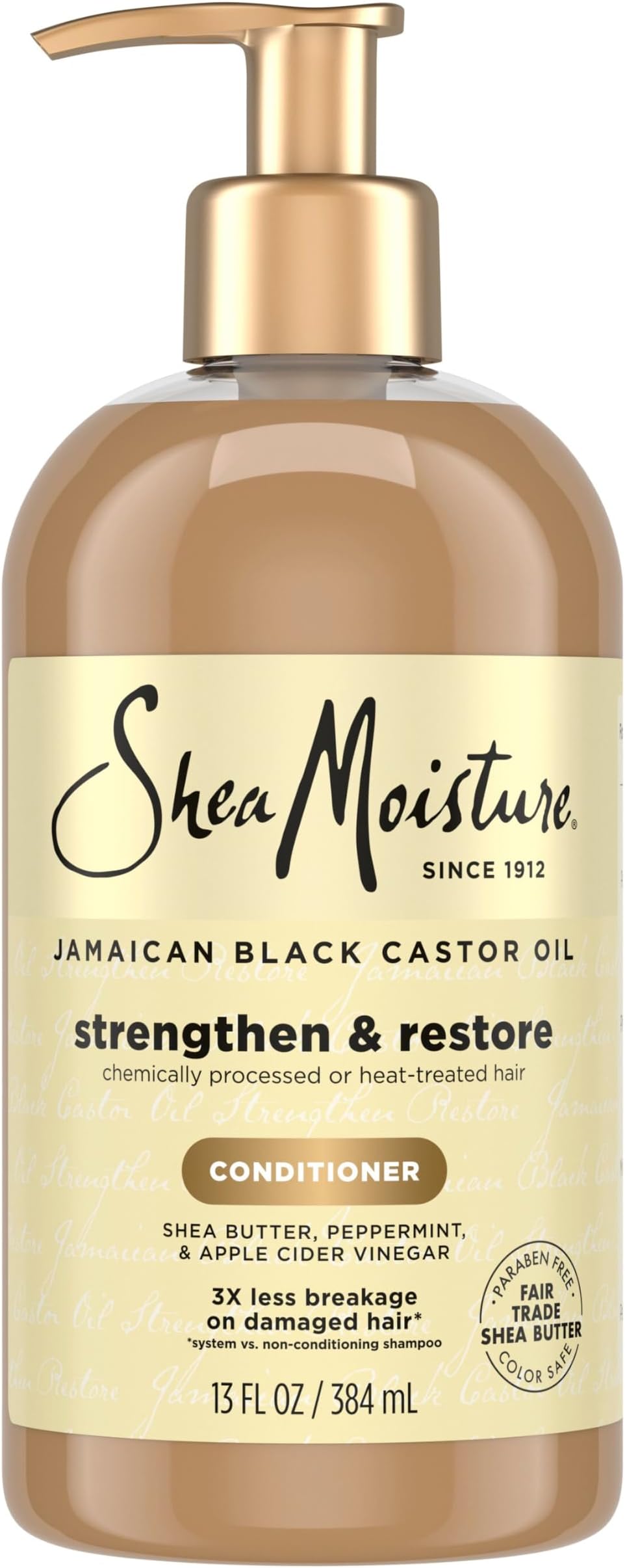 Jamaican Black Castor Oil Grow and Restore Rinse Out Conditioner for Unisex 13 oz, 13 Ounce