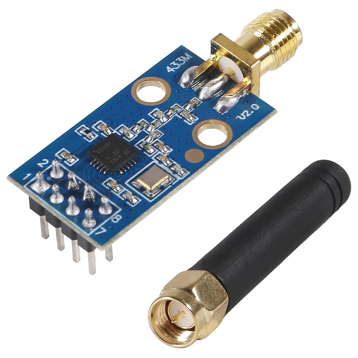 CC1101 Wireless Module with SMA Antenna Wireless Transceiver Module