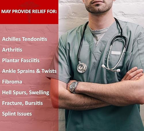Miniatura 5 de Doc Miller Tobillera para esguince de tobillo y tendinitis de Aquiles  1 par de mangas de compresión de tobillo para apoyo, estabilidad y alivio del