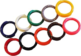 Rite Farm Products 10 Multi Colored #7 Leg Bands 7/16" Chicken Poultry Chick Quail Pigeon Duck Goose